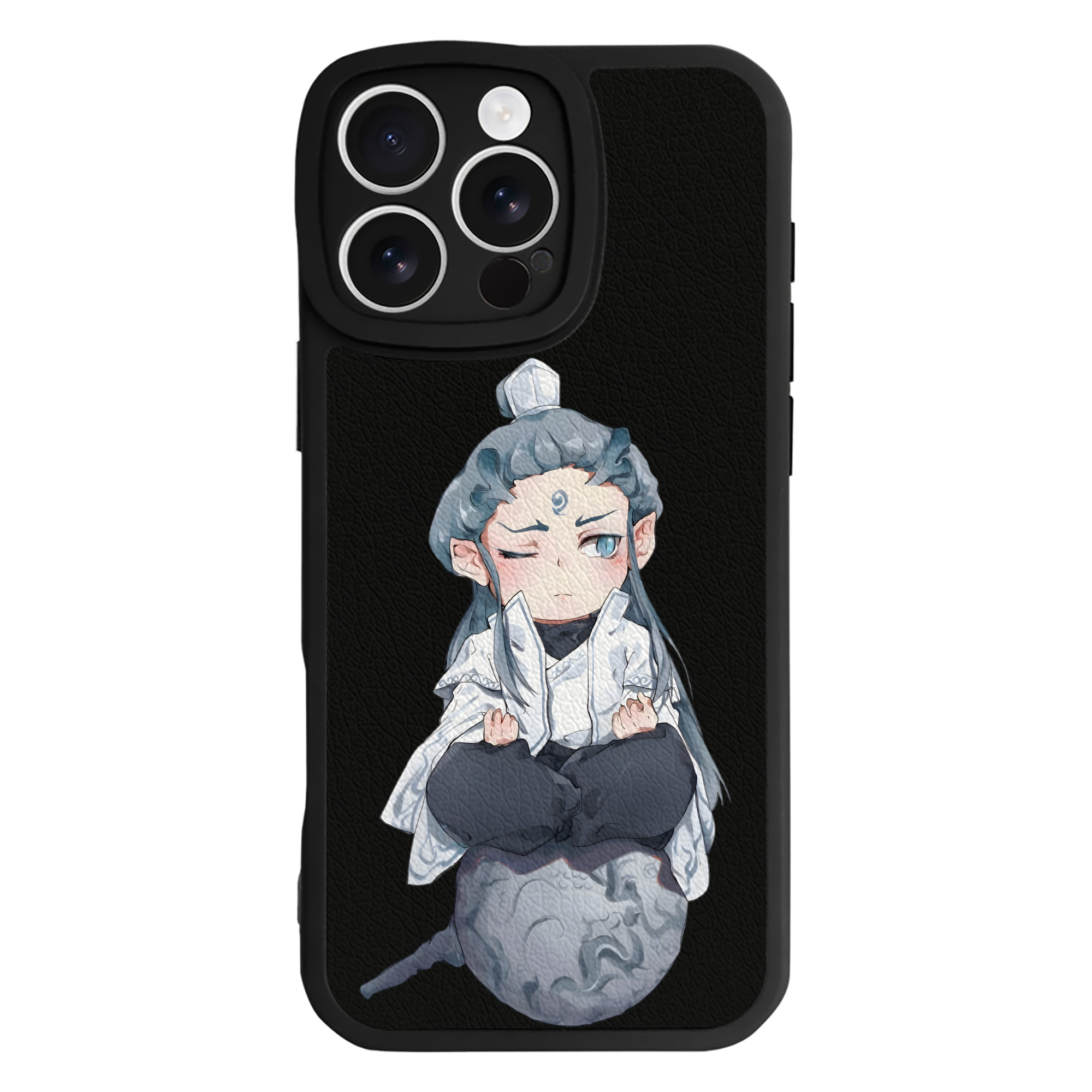 （画像用） Ne Zha 2 ナタ 魔童の大暴れ 【iPhone 16シリーズ対応】シリコンスマホケース（レザー調） 材質：シリコン